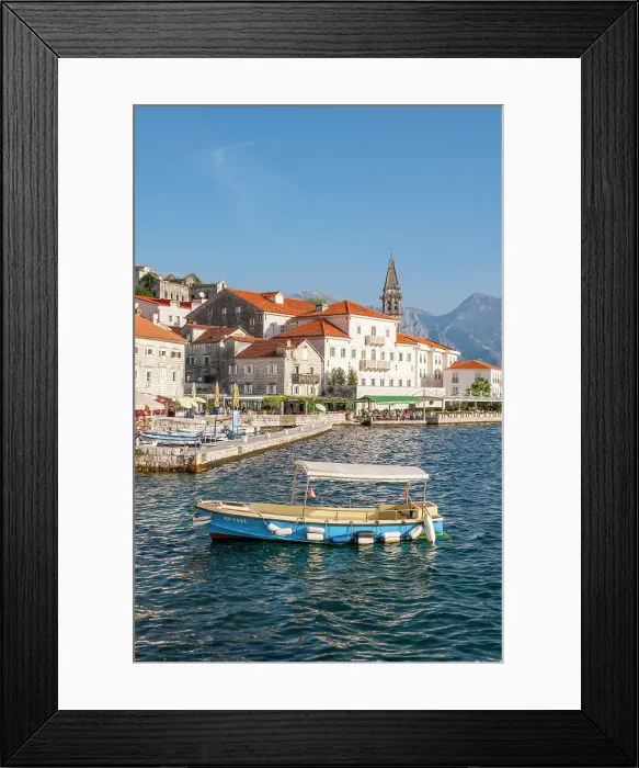 Framed Print : Perast, Kotor Bay, Montenegro Framed Print : Perast, Kotor Bay, Montenegro