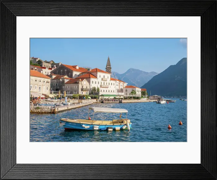 Framed Print : Perast, Kotor Bay, Montenegro Framed Print : Perast, Kotor Bay, Montenegro