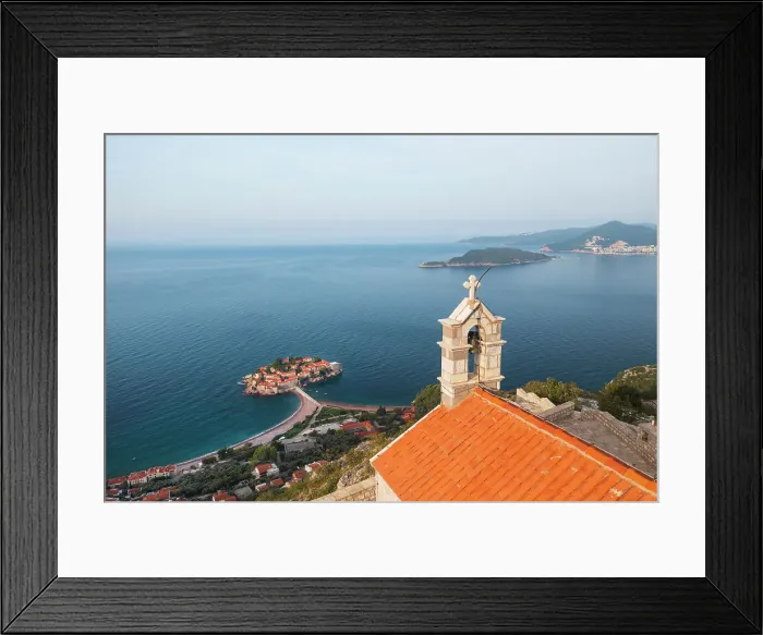 Framed Print : St. Sava Church, Sveti Stefan, Montenegro Framed Print : St. Sava Church, Sveti Stefan, Montenegro