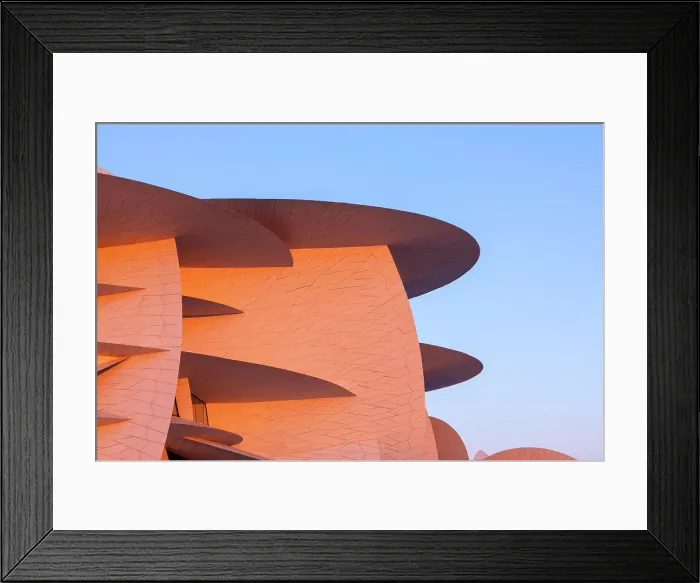 Framed Print : National Museum of Qatar, Doha, Qatar, West Asia Framed Print : National Museum of Qatar, Doha, Qatar, West Asia
