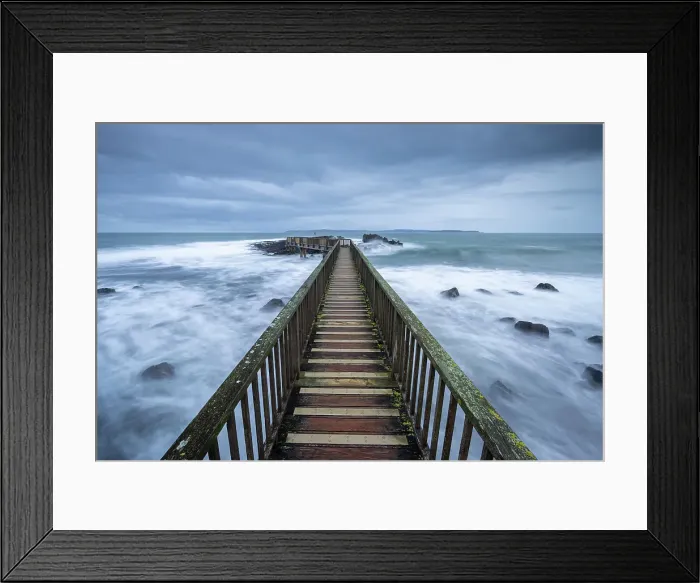 Framed Print : Pans Rock Bridge on Ballycastle Beach, County Antrim, Northern Ireland. Spring (March) 2024 Framed Print : Pans Rock Bridge on Ballycastle Beach, County Antrim, Northern Ireland. Spring (March) 2024