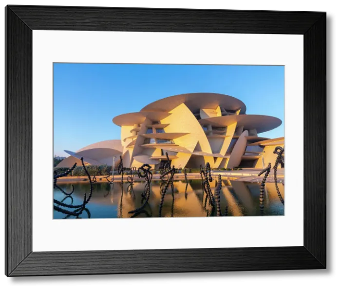 Framed Print : National Museum of Qatar, Doha, Qatar, West Asia Framed Print : National Museum of Qatar, Doha, Qatar, West Asia