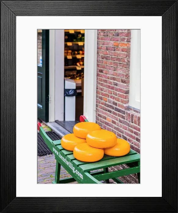 Framed Print : Cheese shop in Amsterdam, Netherlands, Europe Framed Print : Cheese shop in Amsterdam, Netherlands, Europe