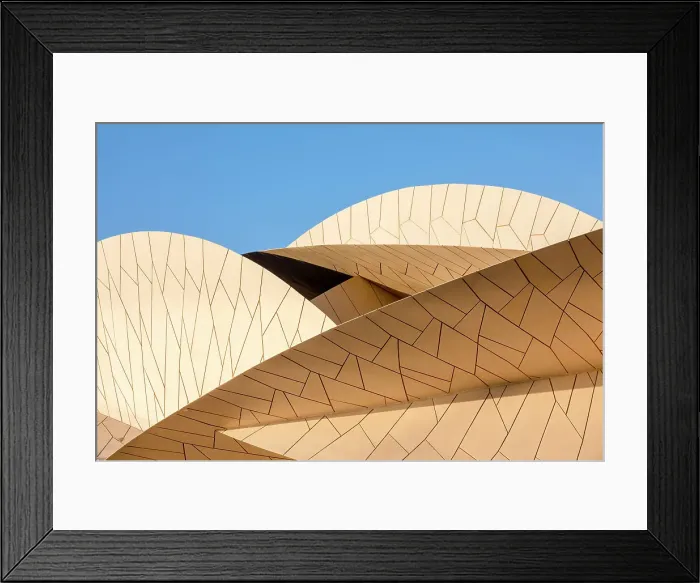 Framed Print : National Museum of Qatar, Doha, Qatar, West Asia Framed Print : National Museum of Qatar, Doha, Qatar, West Asia