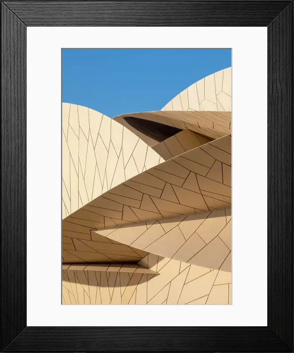 Framed Print : National Museum of Qatar, Doha, Qatar, West Asia Framed Print : National Museum of Qatar, Doha, Qatar, West Asia