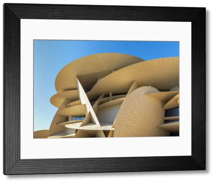 Framed Print : National Museum of Qatar, Doha, Qatar, West Asia Framed Print : National Museum of Qatar, Doha, Qatar, West Asia