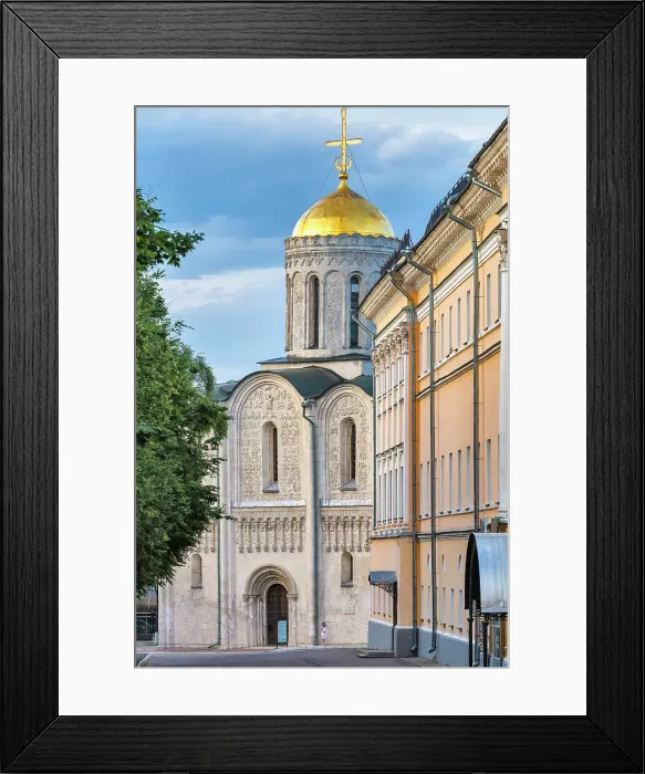 Framed Print : Cathedral of Saint Demetrius, 1197, Vladimir, Vladimir region, Russia Framed Print : Cathedral of Saint Demetrius, 1197, Vladimir, Vladimir region, Russia