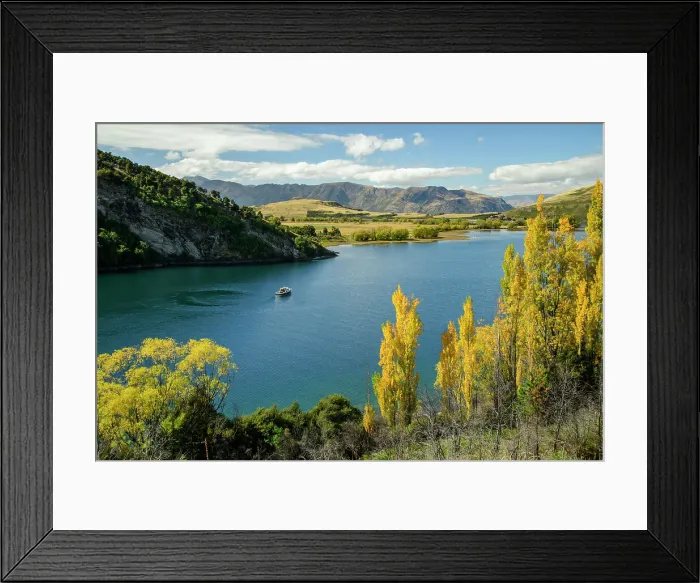 Framed Print : New Zealand, South Island, Otago, Wanaka, Wanaka lake and poplar trees in autumn Framed Print : New Zealand, South Island, Otago, Wanaka, Wanaka lake and poplar trees in autumn