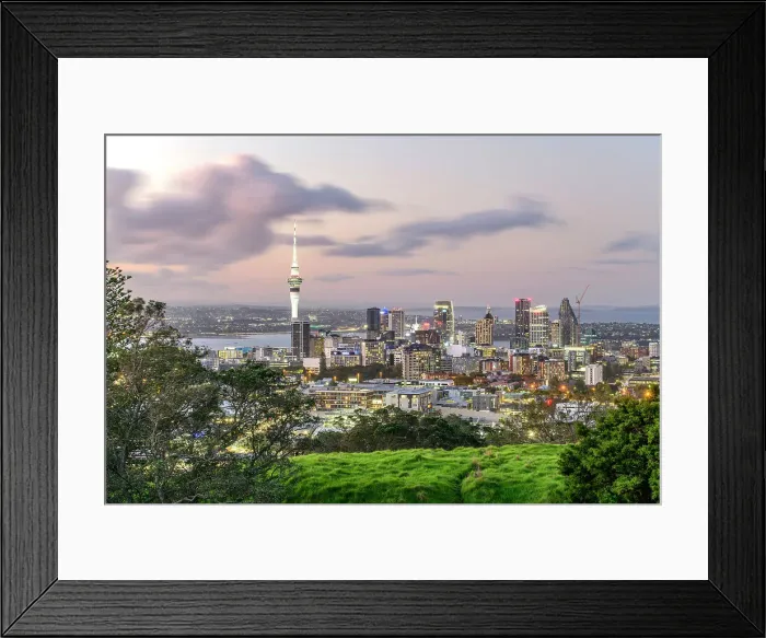 Framed Print : New Zealand, North Island, Auckland, skyline