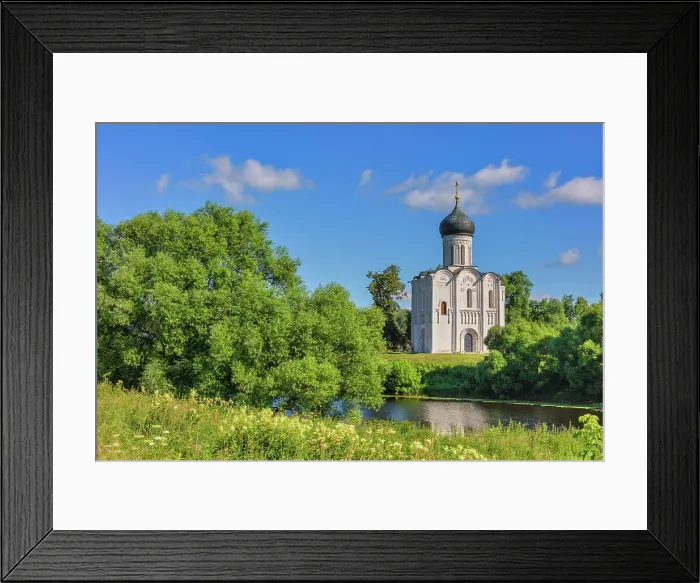 Framed Print : Church of the Intercession on the Nerl river, 12th century, Bogolyubovo, Vladimir region, Russia Framed Print : Church of the Intercession on the Nerl river, 12th century, Bogolyubovo, Vladimir region, Russia