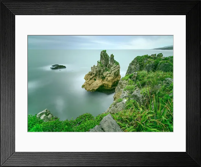 Framed Print : New Zealand, South Island, West Coast, Paparoa National Park, Punakaiki, Pancake Rocks Framed Print : New Zealand, South Island, West Coast, Paparoa National Park, Punakaiki, Pancake Rocks