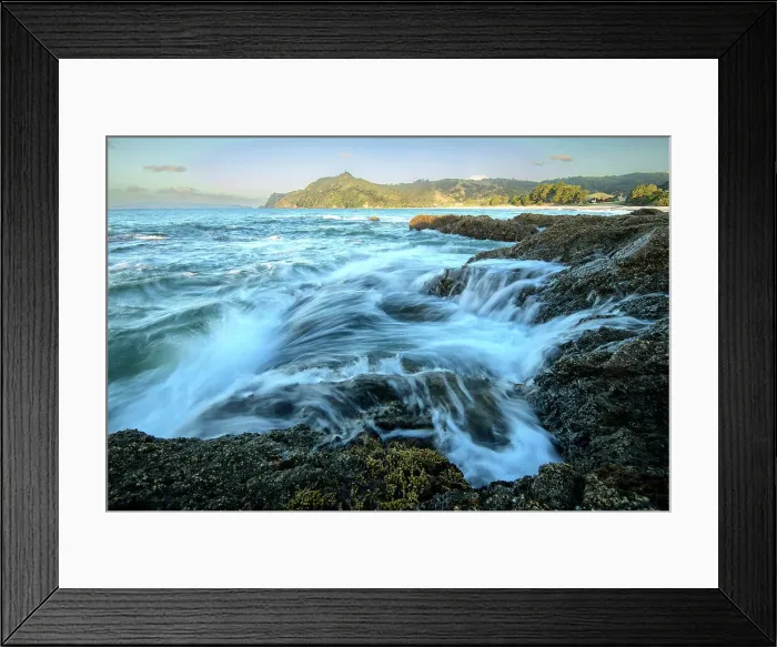 Framed Print : New Zealand, North Island, Coromandel Peninsula, Kūaotunu Beach Framed Print : New Zealand, North Island, Coromandel Peninsula, Kūaotunu Beach