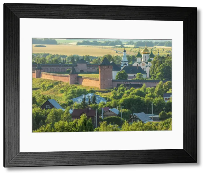 Framed Print : Aerial cityscape of Suzdal, Vladimir region, Russia Framed Print : Aerial cityscape of Suzdal, Vladimir region, Russia