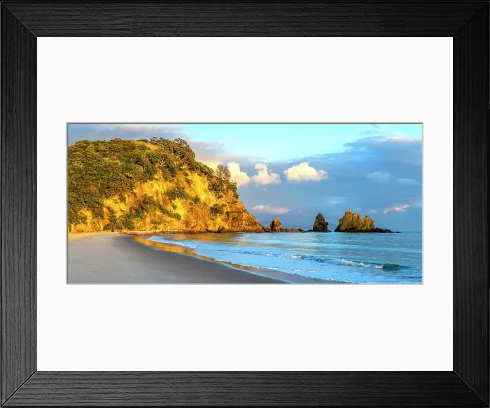 Framed Print : New Zealand, North Island, Coromandel Peninsula, Ōtama Beach