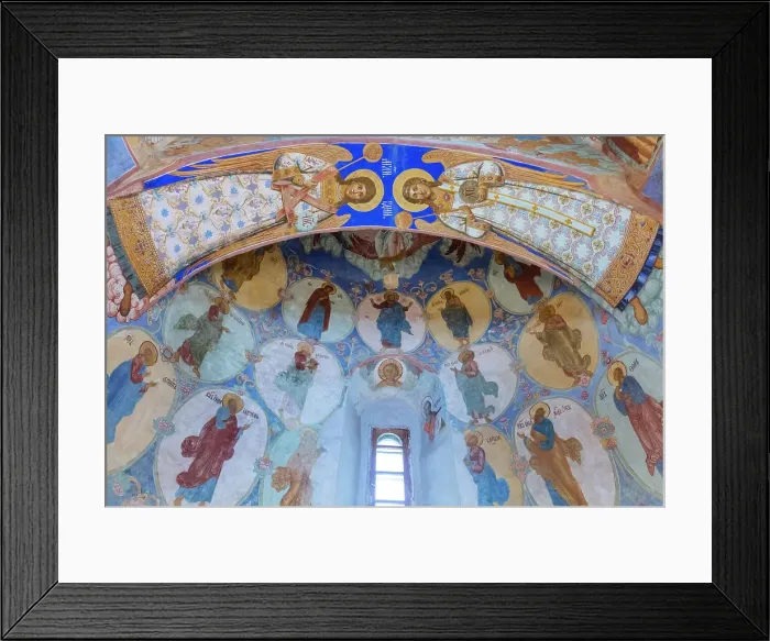 Framed Print : Fresco painting, Transfiguration Cathedral, Monastery of Saint Euthymius, Suzdal, Vladimir region, Russia Framed Print : Fresco painting, Transfiguration Cathedral, Monastery of Saint Euthymius, Suzdal, Vladimir region, Russia