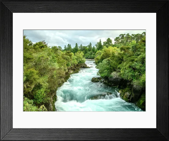Framed Print : New Zealand, North Island, Taupo, Huka falls Framed Print : New Zealand, North Island, Taupo, Huka falls
