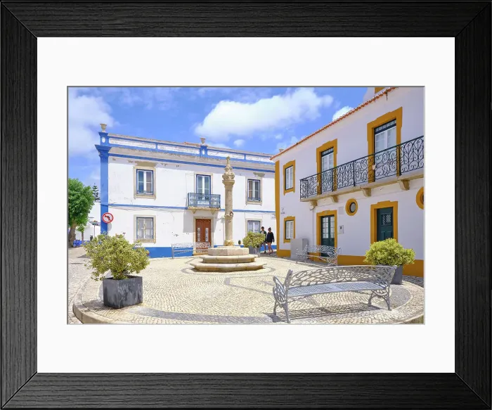 Framed Print : Old town of Ericeira, Portugal Framed Print : Old town of Ericeira, Portugal