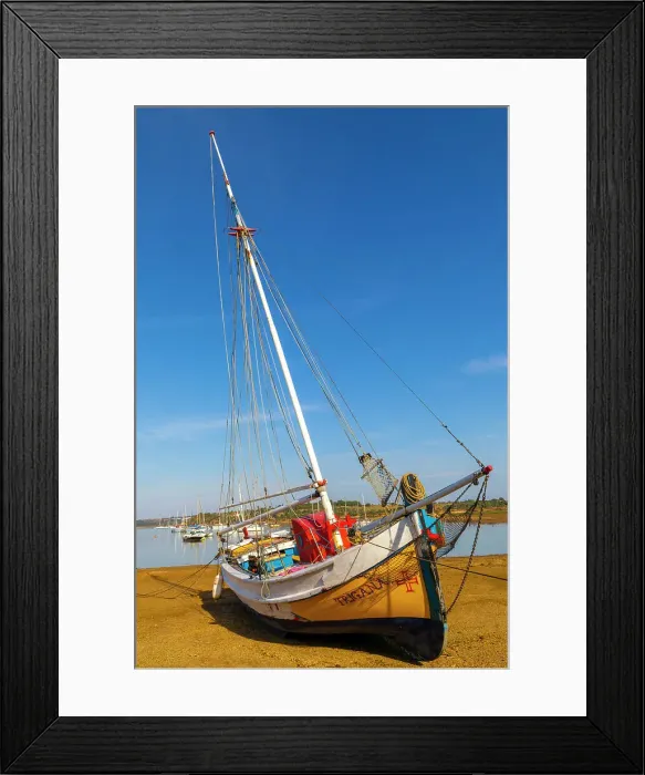 Framed Print : Fishing Boat, Alvor, Algarve, Portugal