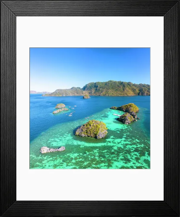 Framed Print : Siete Pecados, Coron, Palawan, Philippines Framed Print : Siete Pecados, Coron, Palawan, Philippines