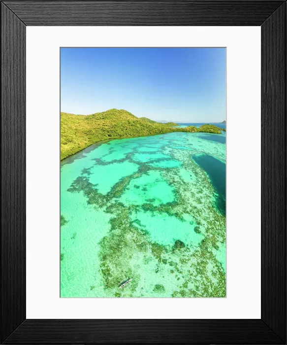 Framed Print : Chindonan Island, Calamian Islands, Coron, Palawan, Philippines