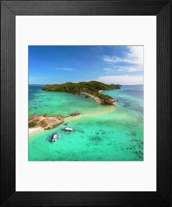 Framed Print : Bulog Dos Island and Two Seasons Coron Island Resort, Calamian Islands, Coron, Palawan, Philippines Framed Print : Bulog Dos Island and Two Seasons Coron Island Resort, Calamian Islands, Coron, Palawan, Philippines