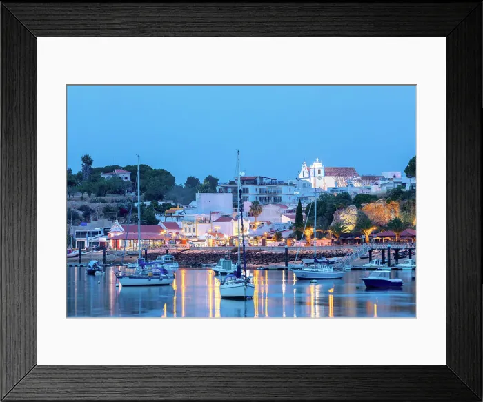 Framed Print : The Harbour at Dusk, Alvor, Algarve, Portugal Framed Print : The Harbour at Dusk, Alvor, Algarve, Portugal