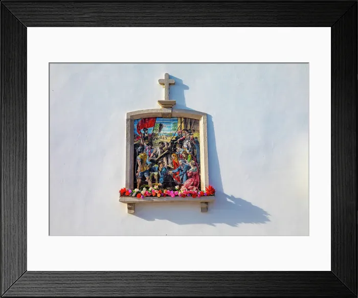 Framed Print : Detail of Church of Blessed Peter Gonzalez, Tavira, Algarve, Portugal Framed Print : Detail of Church of Blessed Peter Gonzalez, Tavira, Algarve, Portugal
