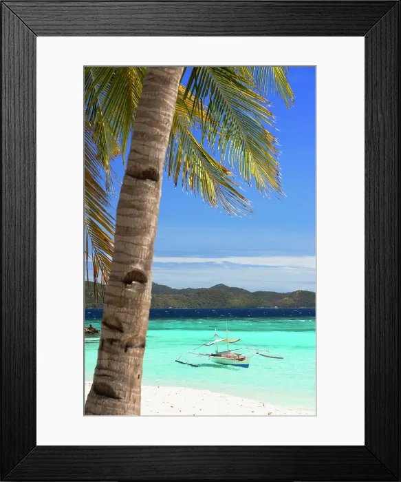 Framed Print : Malcapuya Island, Coron, Palawan, Phillipines