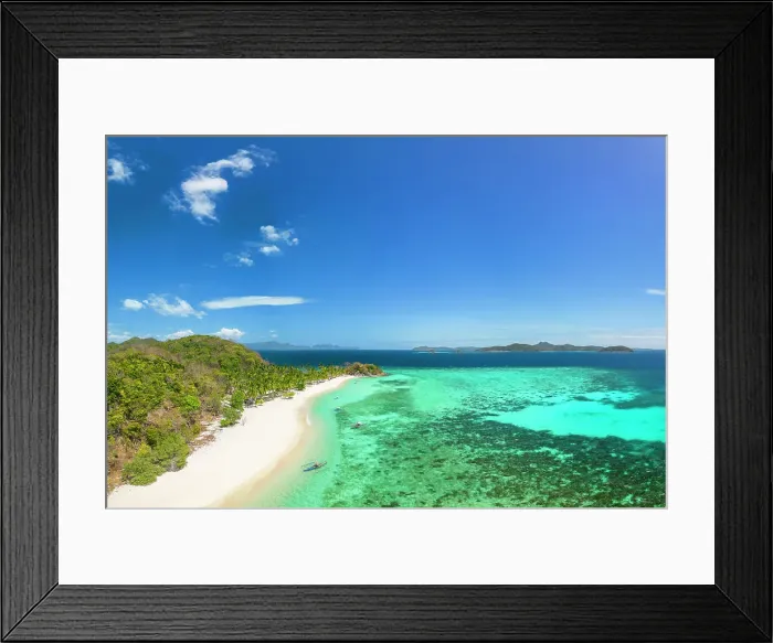 Framed Print : Malcupuya Island, Calamian Islands, Coron, Palawan, Philippines Framed Print : Malcupuya Island, Calamian Islands, Coron, Palawan, Philippines