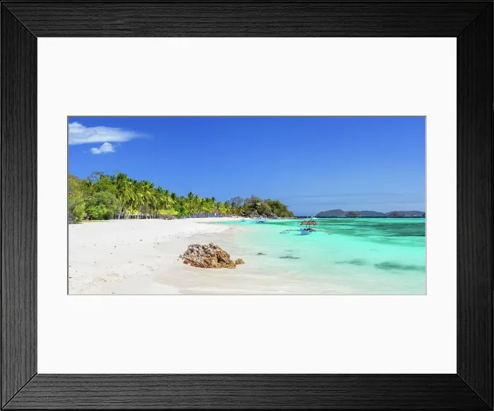 Framed Print : Malcapuya Island, Coron, Palawan, Phillipines