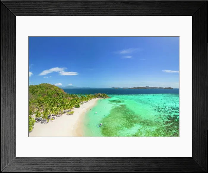 Framed Print : Malcupuya Island, Calamian Islands, Coron, Palawan, Philippines Framed Print : Malcupuya Island, Calamian Islands, Coron, Palawan, Philippines