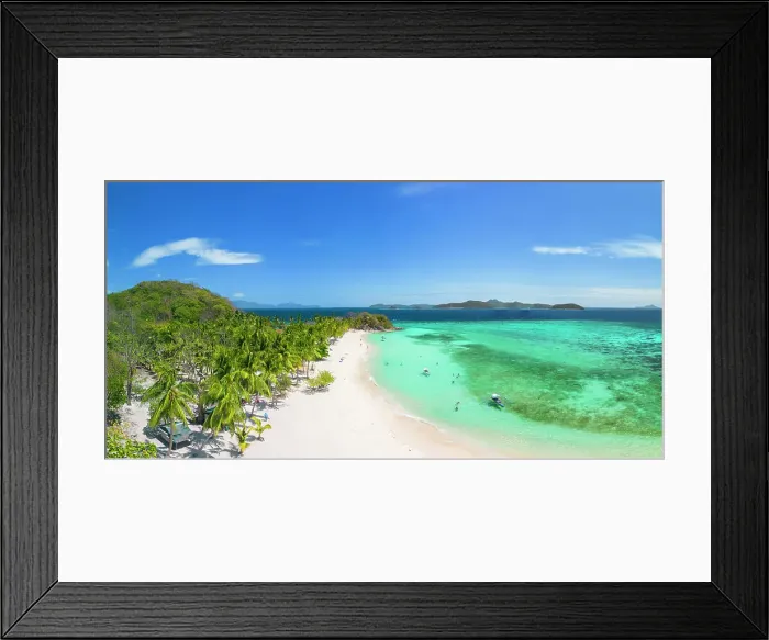 Framed Print : Malcupuya Island, Calamian Islands, Coron, Palawan, Philippines