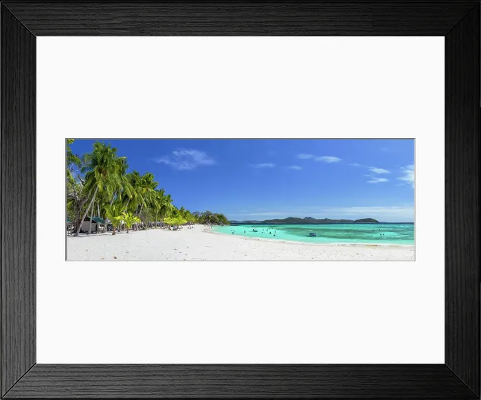 Framed Print : Malcapuya Island, Coron, Palawan, Phillipines