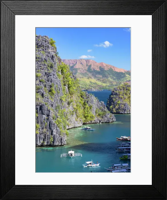 Framed Print : Kayangan Lake, Coron, Palawan, Philippines