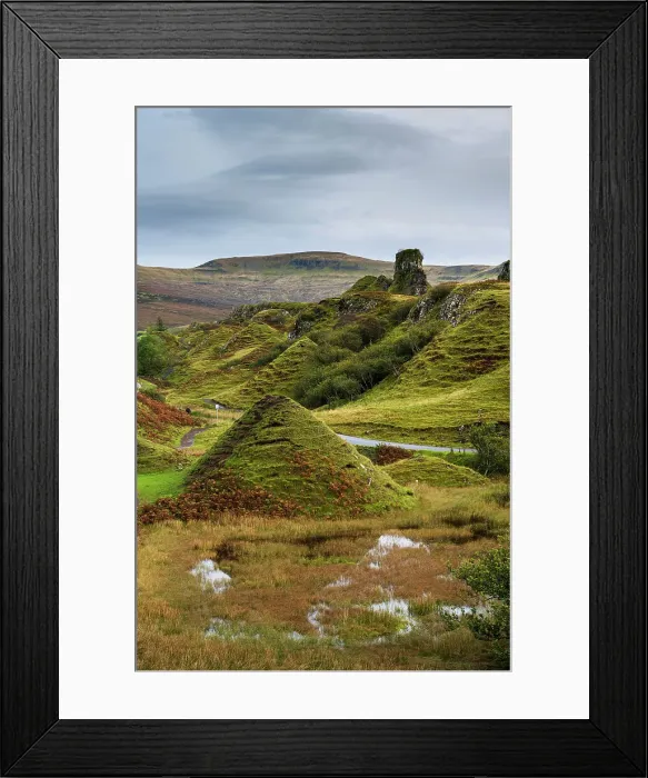 Framed Print : Fairy Glen, Isle of Skye, Scotland Framed Print : Fairy Glen, Isle of Skye, Scotland