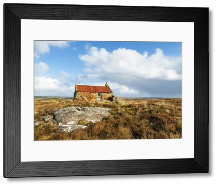 Framed Print : Sheiling on the moorland, Isle of Lewis, Outer Hebrides, Scotland Framed Print : Sheiling on the moorland, Isle of Lewis, Outer Hebrides, Scotland