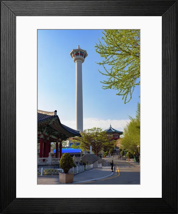 Framed Print : Diamond (Busan) Tower in Yongdusan Park, Busan, South Korea Framed Print : Diamond (Busan) Tower in Yongdusan Park, Busan, South Korea