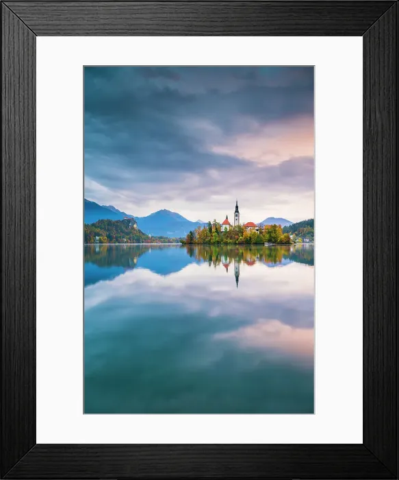 Framed Print : Church of the Assumption, Lake Bled, Upper Carniola Region, Gorenjska, Slovenia Framed Print : Church of the Assumption, Lake Bled, Upper Carniola Region, Gorenjska, Slovenia