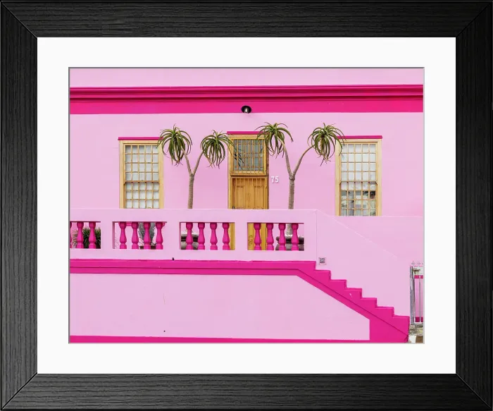 Framed Print : Colourful houses in Bo-Kaap neighbourhood, Cape Town, Western Cape, South Africa Framed Print : Colourful houses in Bo-Kaap neighbourhood, Cape Town, Western Cape, South Africa