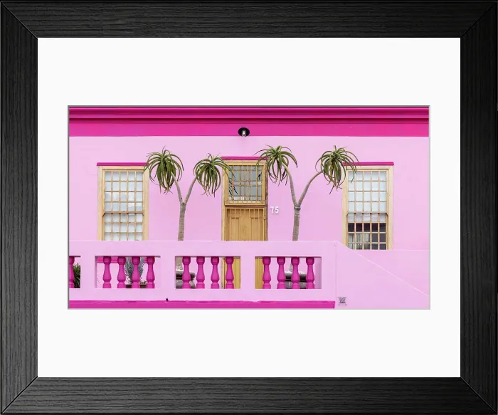 Framed Print : Colourful houses in Bo-Kaap neighbourhood, Cape Town, Western Cape, South Africa Framed Print : Colourful houses in Bo-Kaap neighbourhood, Cape Town, Western Cape, South Africa