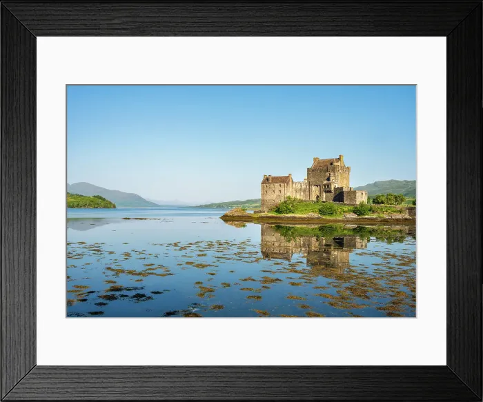 Framed Print : Eilean Donan Castle, Loch Duich, Dornie, Highlands, Scotland, UK