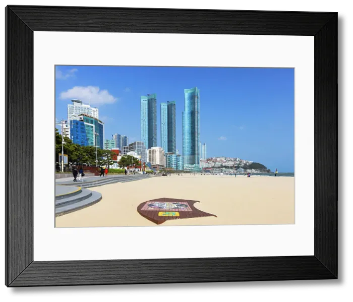 Framed Print : Haeundae Beach, Busan, South Korea Framed Print : Haeundae Beach, Busan, South Korea