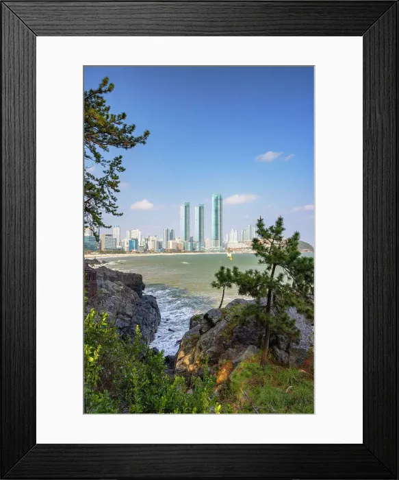 Framed Print : Haeundae Beach, Busan, South Korea Framed Print : Haeundae Beach, Busan, South Korea
