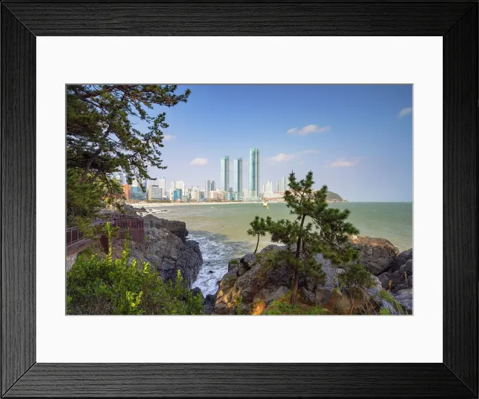 Framed Print : Haeundae Beach, Busan, South Korea Framed Print : Haeundae Beach, Busan, South Korea