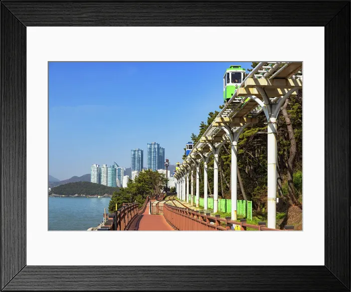 Framed Print : Cars of Haeundae Blueline Park, Haeundae Beach, Busan, South Korea Framed Print : Cars of Haeundae Blueline Park, Haeundae Beach, Busan, South Korea