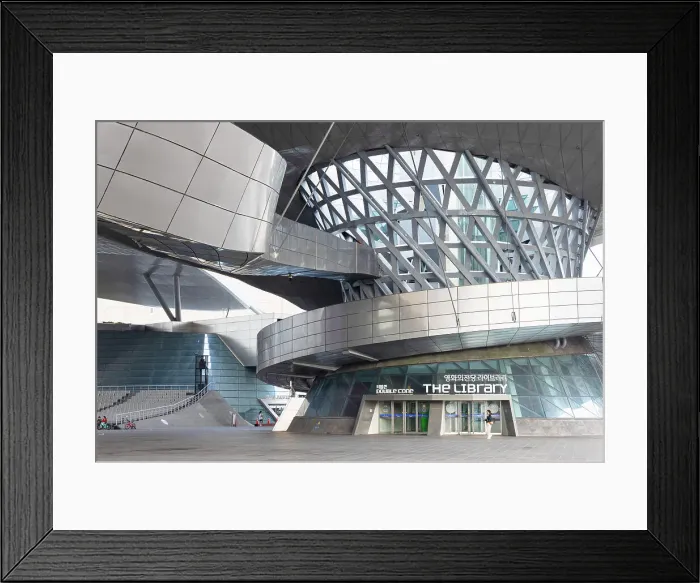 Framed Print : Busan Cinema Centre, Busan, South Korea Framed Print : Busan Cinema Centre, Busan, South Korea
