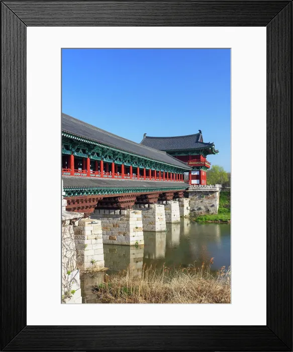 Framed Print : Woljeonggyo Bridge, Gyeongju, South Korea