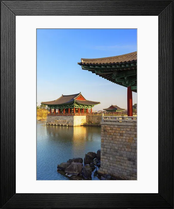 Framed Print : Anapji Pond (UNESCO World Heritage Site), Gyeongju, South Korea Framed Print : Anapji Pond (UNESCO World Heritage Site), Gyeongju, South Korea