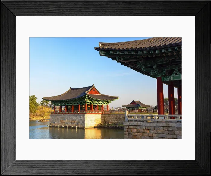 Framed Print : Anapji Pond (UNESCO World Heritage Site), Gyeongju, South Korea Framed Print : Anapji Pond (UNESCO World Heritage Site), Gyeongju, South Korea