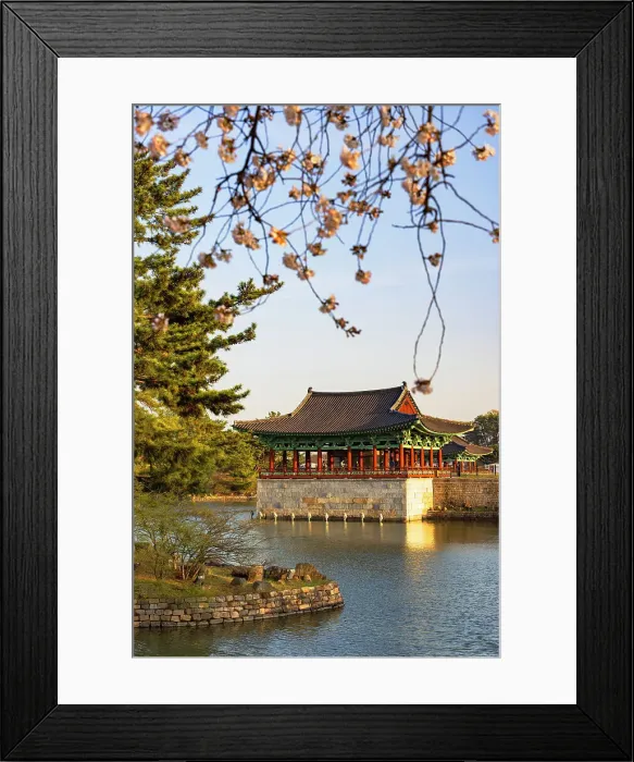 Framed Print : Anapji Pond (UNESCO World Heritage Site), Gyeongju, South Korea Framed Print : Anapji Pond (UNESCO World Heritage Site), Gyeongju, South Korea